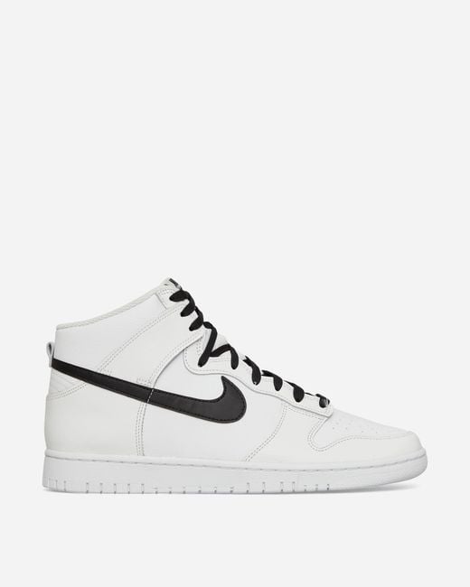 dunk retro black white high