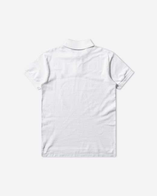 Polo Ralph Lauren Slim Fit Mesh Polo Shirt in White for Men | Lyst UK