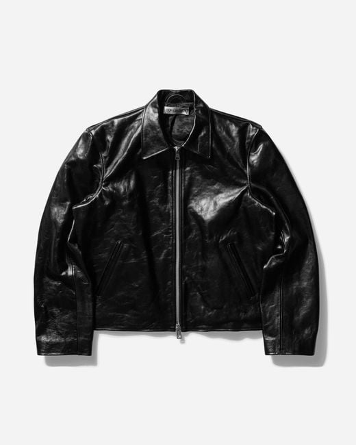 Our Legacy S Mini Leather Jacket in Black for Men | Lyst