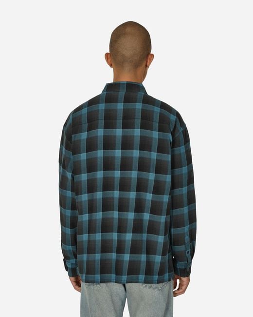 Neighborhood Half Hombre Check Longsleeve Shirt in Green for Neighborhood Half Hombre Check Longsleeve Shirt in Green for