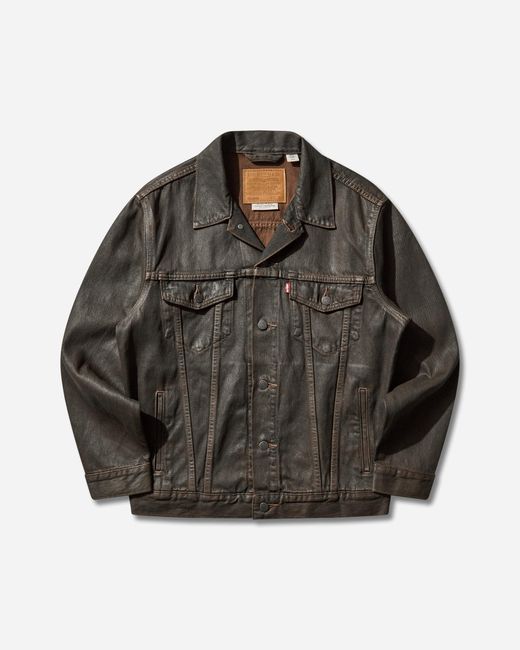 Levi's Gray Men S Relaxed Trucker Jacket Brown for men