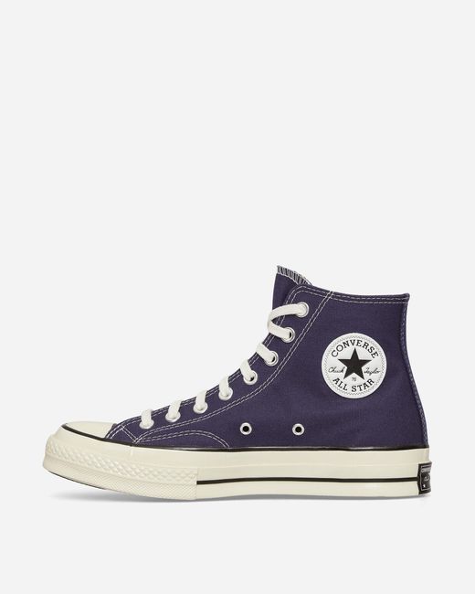 Converse Blue Chuck 70 Hi Vintage Canvas Sneakers Uncharted Waters for men