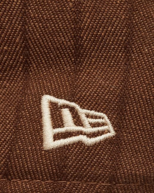 KTZ New York Yankees Three Looms X Mlb Wool Pinstripe 9fifty Cap Dark Brown for men