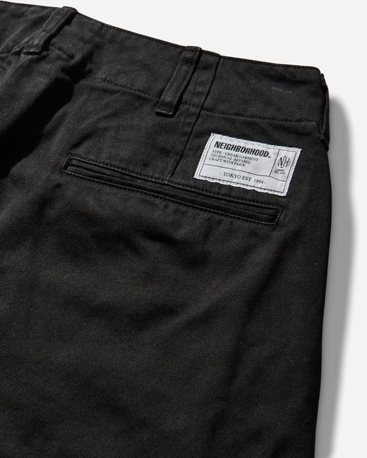 Neighborhood Black Classic Chino Pants for men