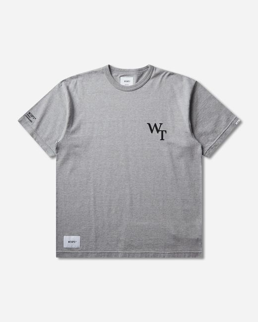 (w)taps Gray S Academy T-Shirt Ash for men