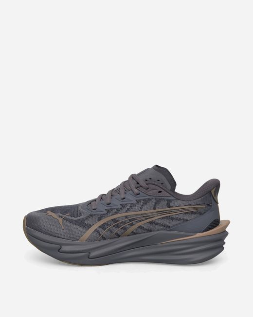 PUMA Gray Deviate Nitro 4 Sneakers Slate Sky Moody for men