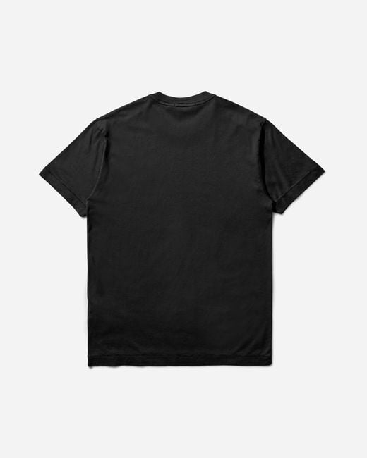 Stone Island Black 60/2 Cotton Jersey T-Shirt for men