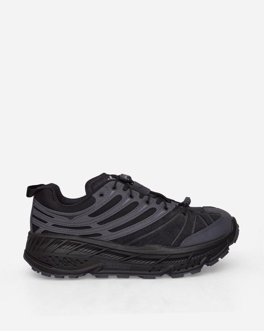Hoka One One Black Elite Terrain System Stinson Evo Og Sneakers / for men