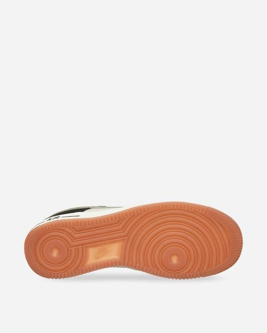 Nike Air Force 1 Low Sneakers White / Black / Gum Med Brown for men