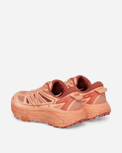 Hoka One One Pink Xlim Mafate Speed 2 Sneakers Peach Dust for men