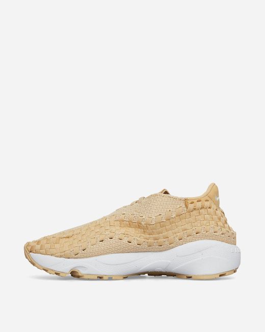 Nike White S Air Footscape Woven Sneakers Sesame
