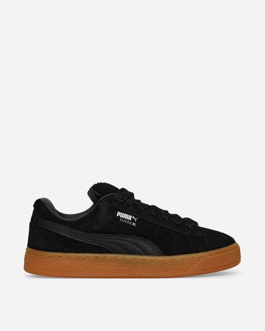 PUMA Black Suede Xl Flecked Sneakers for men