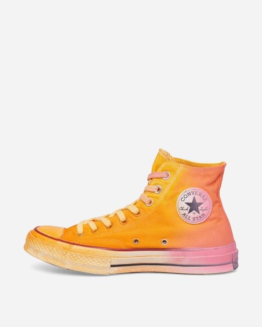 Converse Orange Chuck 70 Color Fest Sneakers Sunrise Dyed for men