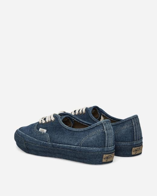 Vans Blue Premium Authentic Denim Sneakers for men