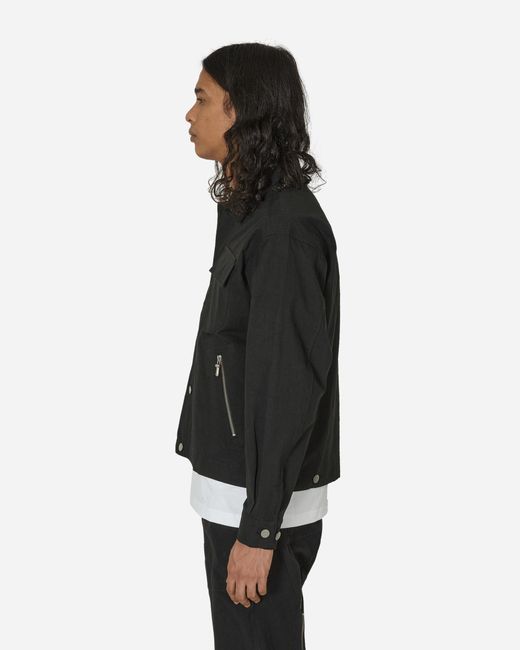 Phingerin Black P-Zip Drizzler Jacket for men