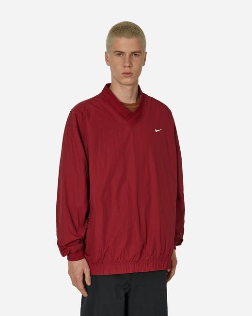 Nike Solo Swoosh Windshirt Team Red for men