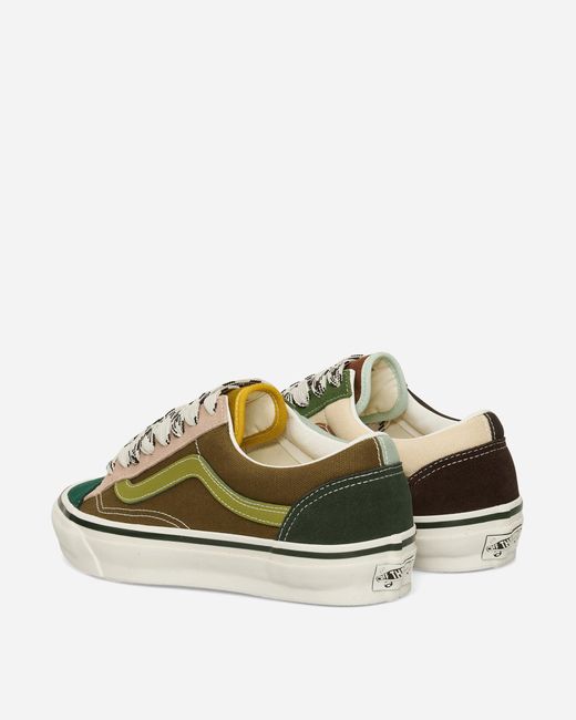 Vans Green Premium Old Skool 36 Sneakers Color Block for men