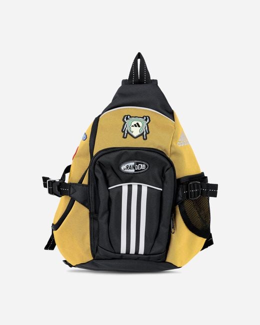 Adidas Yellow Brain Dead Sling Bag for men