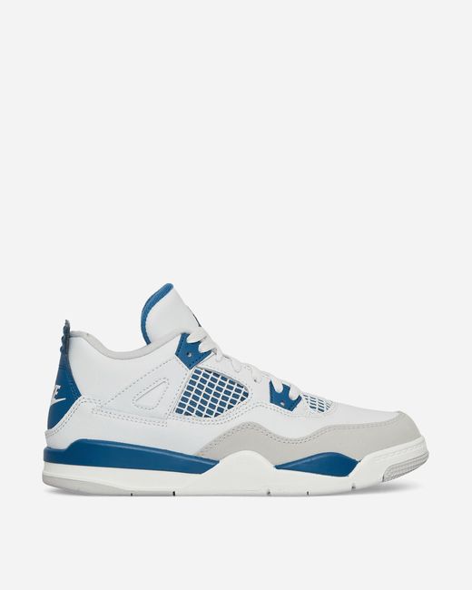 Nike Blue Air Jordan 4 Retro (Ps) Sneakers Off / Military for men