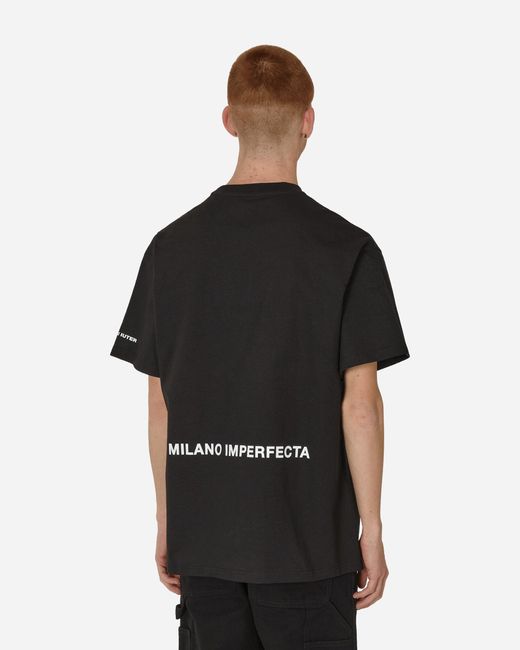 Iuter Black Dumbo Milano Imperfecta The Day After T-shirt for men