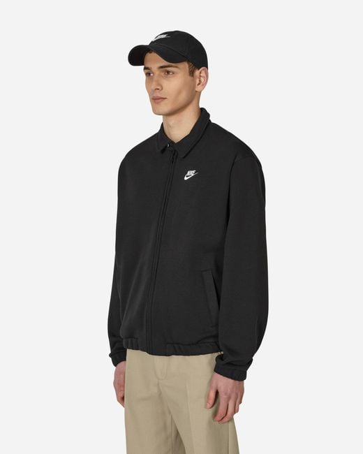 NIKE Black men's Harrington Club Fleece jacket