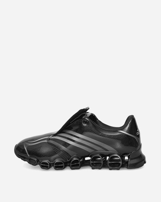 Adidas Black Slam Jam F50 Tunit Mega Consortium Sneakers Core / Silver Metallic for men