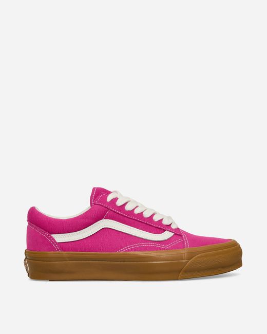 Vans Pink Premium Old Skool Gum Sneakers Raspberry Rose for men