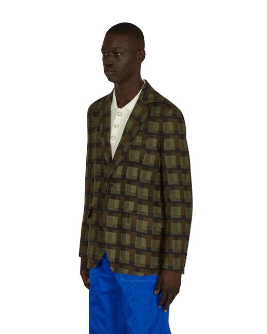 Dries Van Noten Green Len Lye Pow Jumpsuit for men