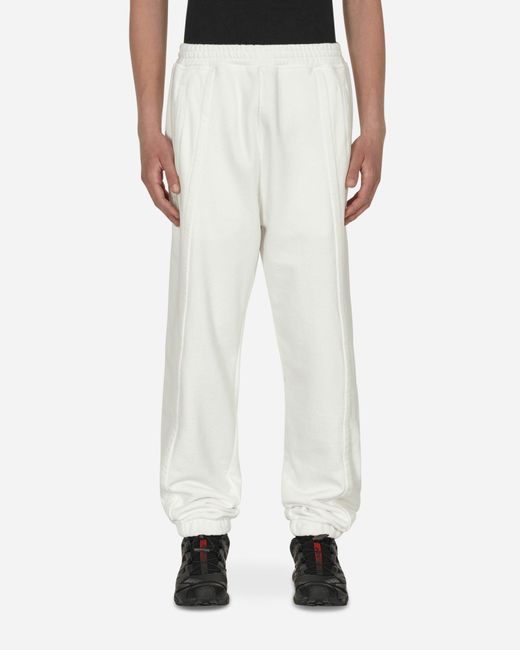 SLAM JAM Panel Basic Sweatpants White for men