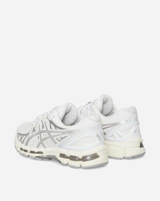 Asics White Gel-kayano 20 Sneakers / Pure Silver for men
