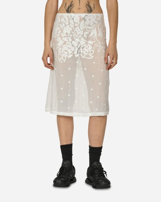 MARRKNULL Natural Lace Skirt
