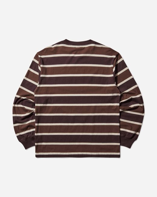 No Problemo Red Striped Longsleeve T-shirt for men