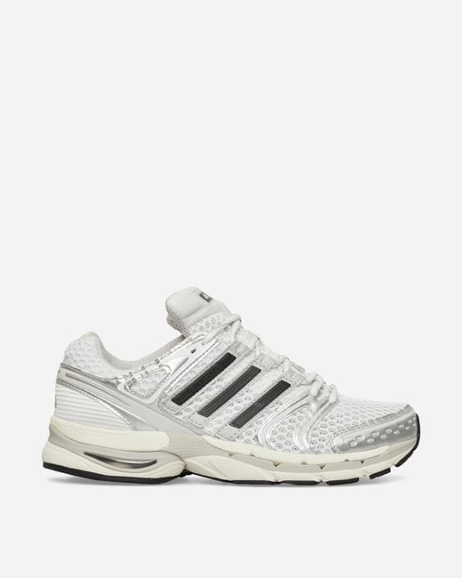 Adidas White Adistar Control 5 Sneakers Metallic One Core for men