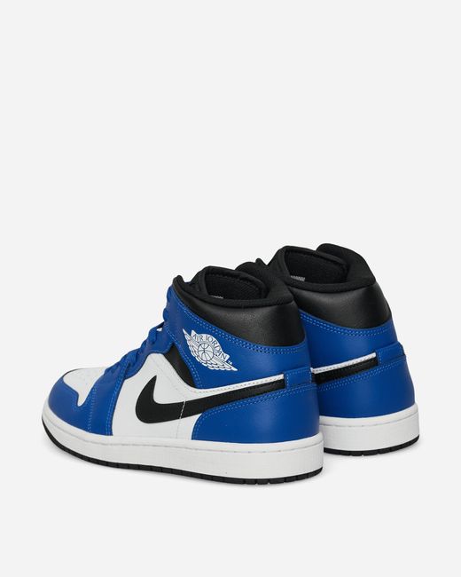 Nike Blue Air Jordan 1 Mid Sneakers Game Royal for men