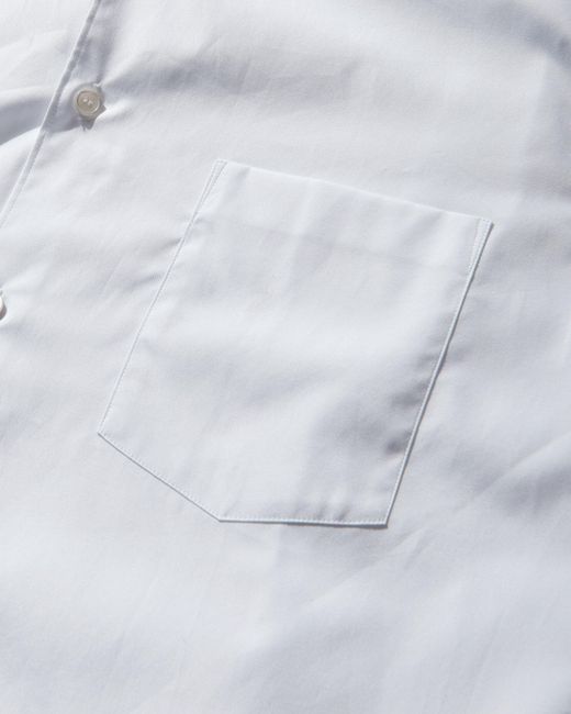 Comme des Garçons White Men S Double-layer Hooded Shirt for men