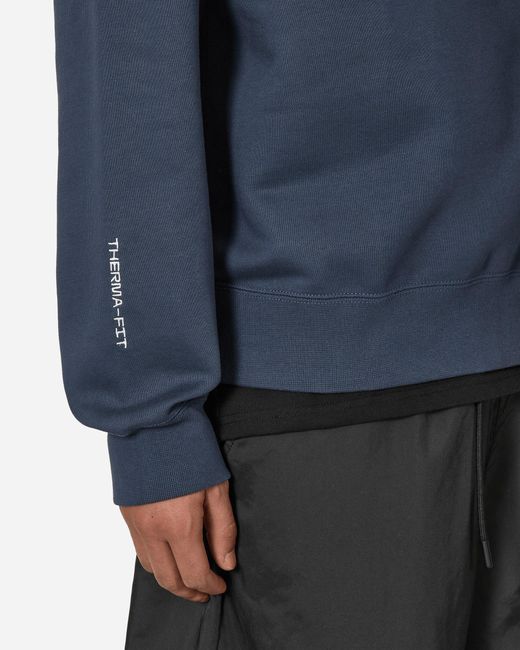 Nike Acg Therma-fit Fleece Crewneck Sweatshirt Thunder Blue for men