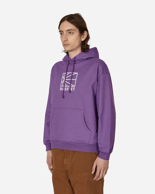 Rassvet (PACCBET) Purple Logo Hooded Sweatshirt for men