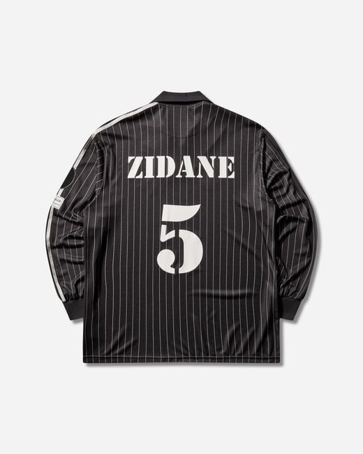 【26ss 】Y-3 FOOTBALL LONG SLEEVE TEE 黒　L Y-3 Zinedine Zidane Football Longsleeve Jersey in Black for Men | Lyst