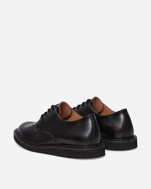 George Cox Black Undercover People Have The Power Derby Shoes for men