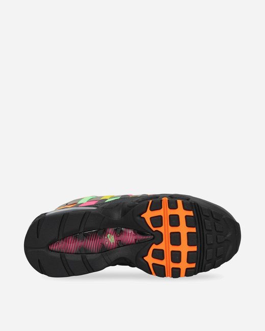 Nike Multicolor Air Max 95 Big Bubble Woven Sneakers Hyper Pink / Green Strike for men