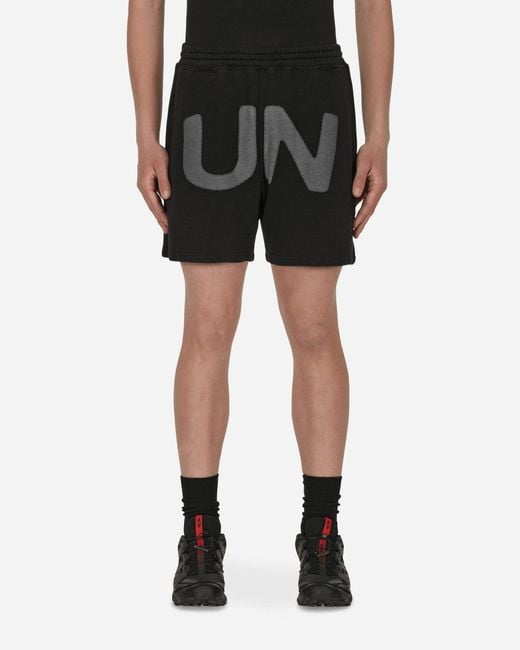 SLAM JAM Black Boxy Shorts for men