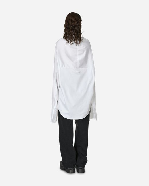 Jean Paul Gaultier White Shayne Oliver Oversized Shirt for men