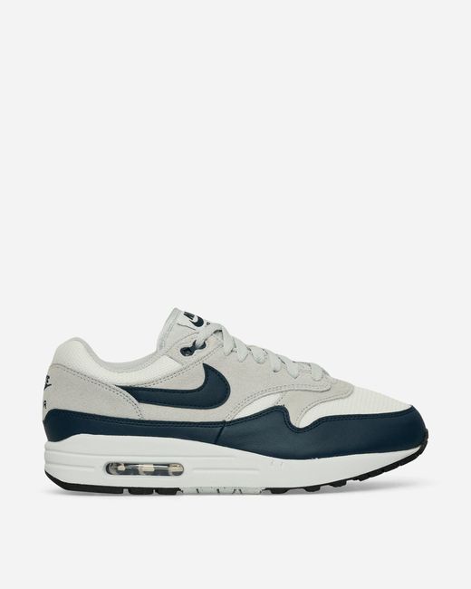 Nike White Air Max 1 Essential Sneakers Summit Armory for men