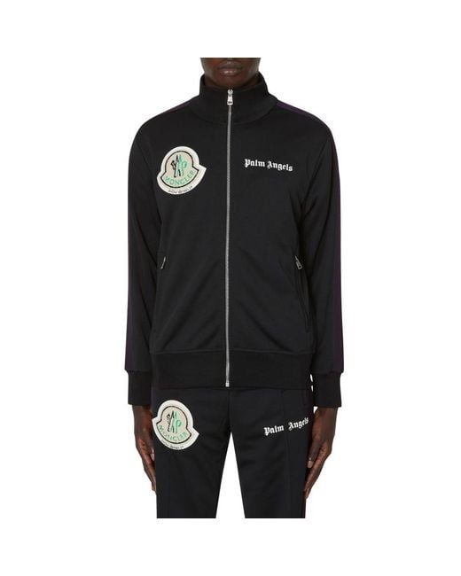 Moncler Genius 8 Moncler Palm Angels Black Track Jacket for Men | Lyst UK