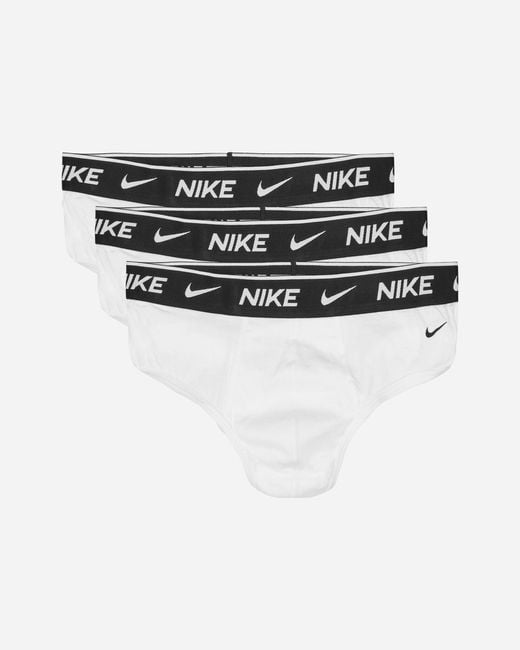 Nike White 3-pack Briefs for men