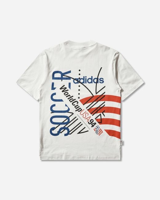 Adidas Gray S Fifa World Cup Usa94 T-Shirt Cloud for men