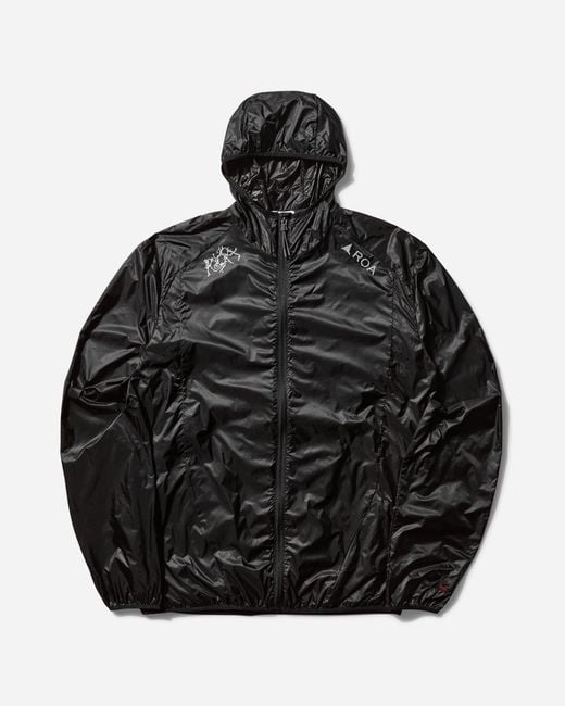 Roa Black S Nightfall Packable Windbreaker for men