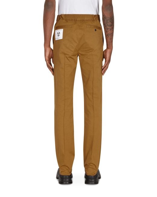 SLAM JAM Natural Diagonal Attica Pants for men