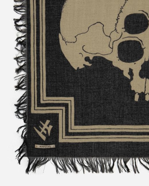 Fringe ファッション kapital レーヨン WABI SABI Rainskull Stole