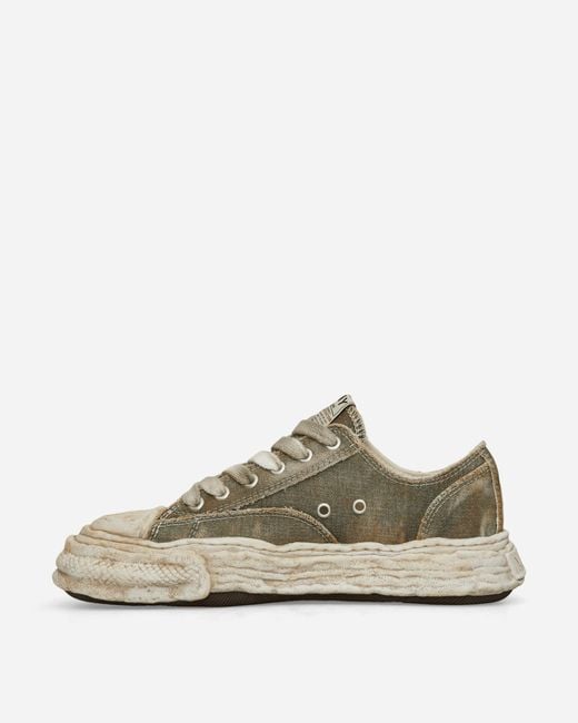 Size 8 M - Mihara Yasuhiro Peterson 23 Washed Denim Low Green Buy Maison Mihara Yasuhiro Peterson 23 OG Sole Washed Denim  main image 3